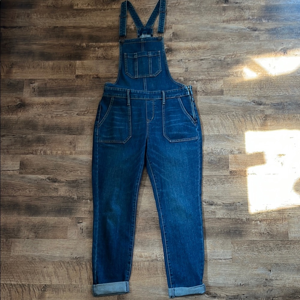 Old Navy Women's Blue Denim Overalls